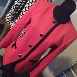 Beautiful fitted jacket red